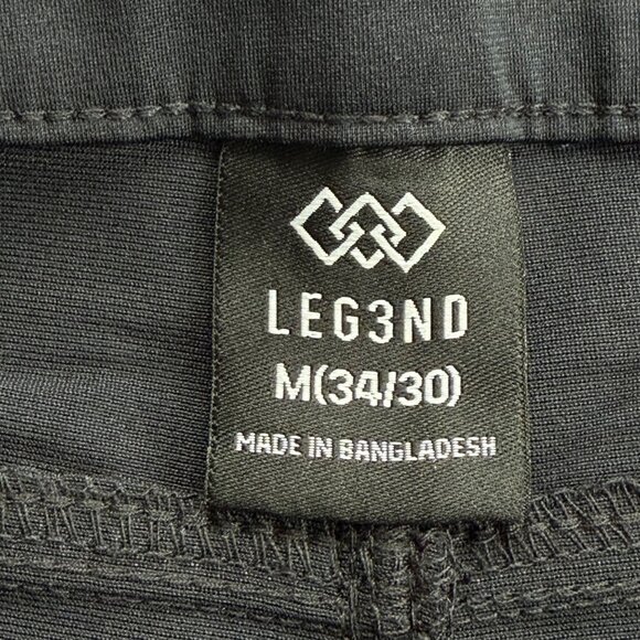 Leg3nd Men's Comfort Fit Performance Stretch Moisture Dark Navy Pants 34x30 NWT - Picture 5 of 11